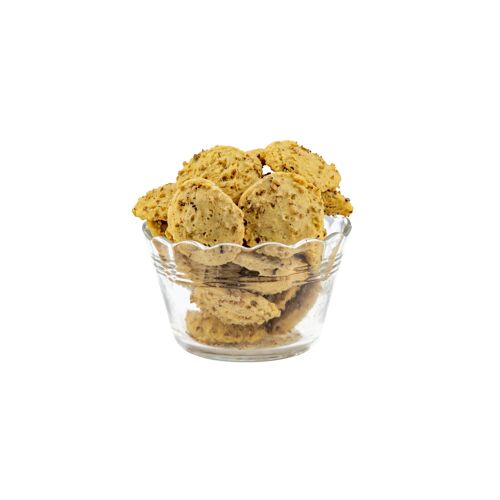 Biscuits apéritifs Bio Oignon Piment d'Espelette - Barquette individuelle de 60g