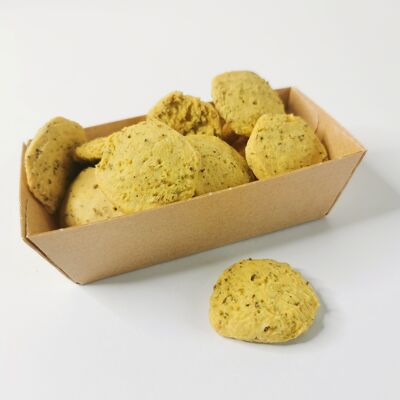 Organic Thyme Rosemary Aperitif Biscuits - Individual tray of 60g