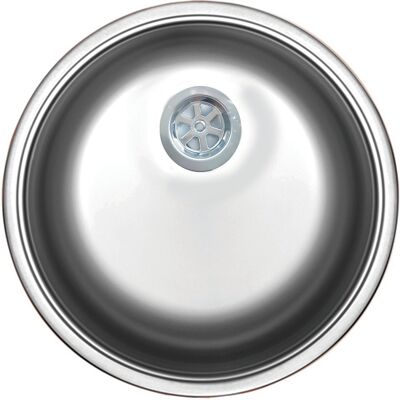 Fregadero de cocina redondo diámetro 43.5 incorporados