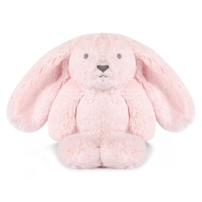 Small ultra soft rabbit plush toy 25 cm - Pink