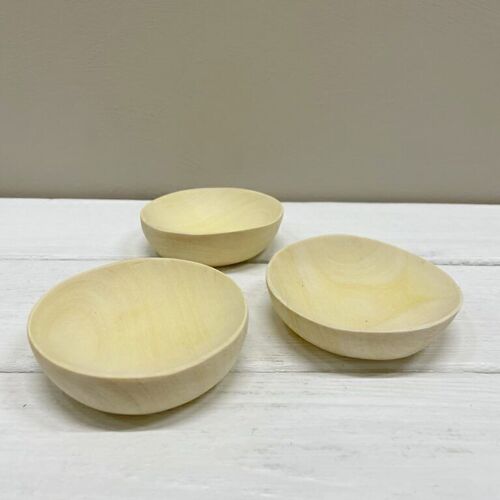 Lemon wood bowl