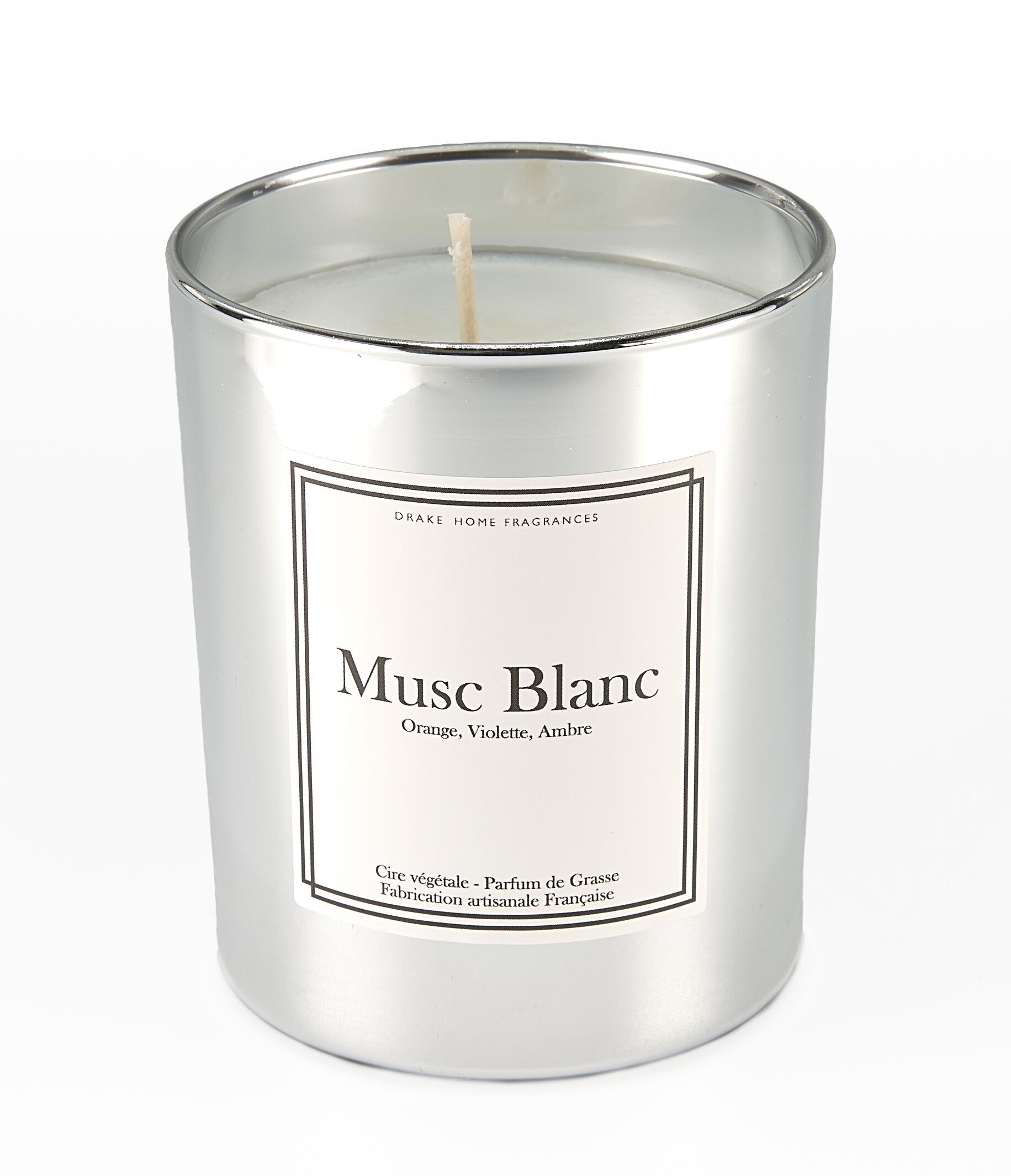 SMOKED GLASS SCENTED CANDLE – WHITE MUSK