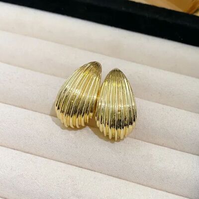 Bestseller Modern vintage gold earrings | retro | french