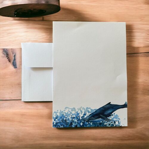 Sperm Whale Writing Paper Compendium