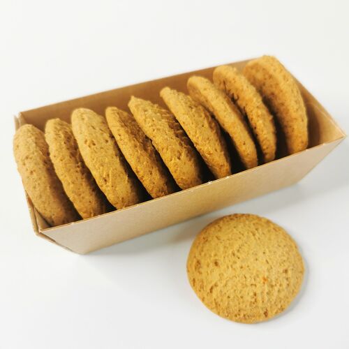 Biscuits Bio Miel et Epices - Barquette individuelle de 65g