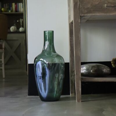 Sopla Schillernde und holografische Vase aus geblasenem Glas