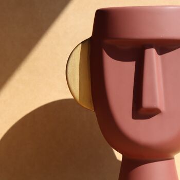 Vase Rings - Céramique Terracotta Grand 2
