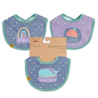 Set of 3 bibs | with dots