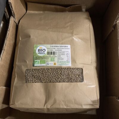 Blonde lentils - 5kg bulk bag