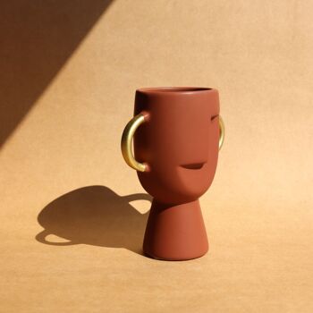Vase Rings - Céramique Terracotta Petit 2