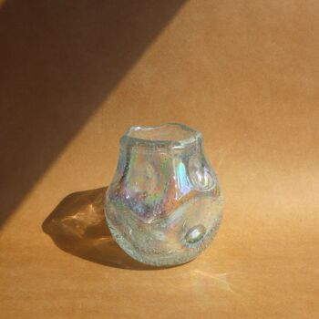 Vase Ciello En Verre Irisé  - H12 x L12cm 3