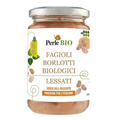 Gekochte Bio-Borlottibohnen 290g. [Nur EU]