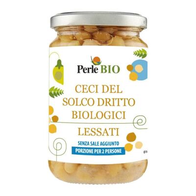 Pois chiches bio bouillis de Solco Dritto 290g. [UE uniquement]