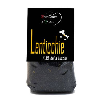 Black lentils from Tuscia 300g.