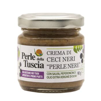 Tuscia Crème de Pois Chiches Noirs (Humus) 90g. [UE uniquement] 1