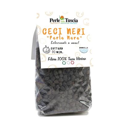 Pois chiches noirs de Tuscia Viterbese 400g.