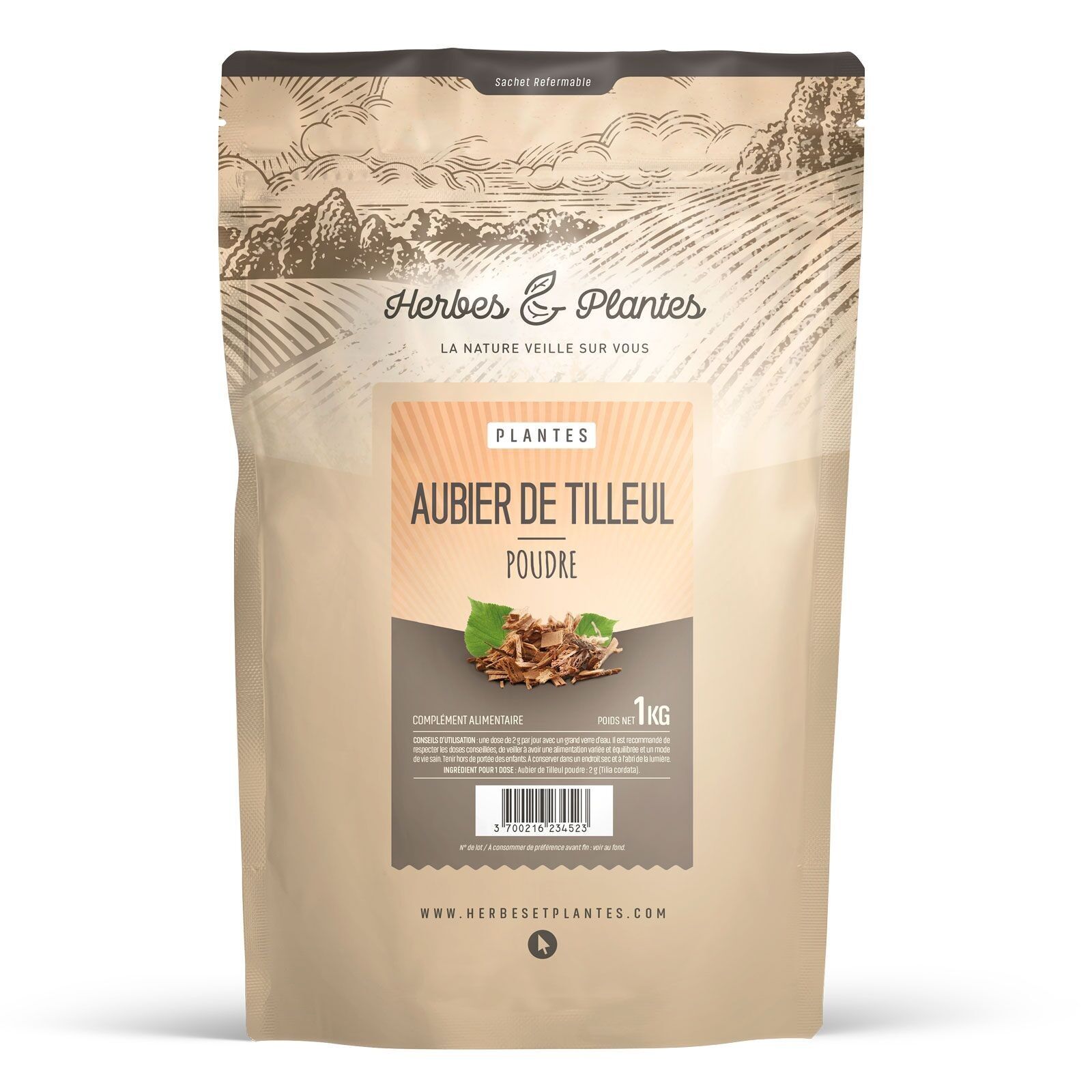 Alburno di tiglio - Polvere - 1 kg