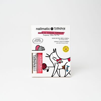 Ensemble de stylos de tatouage Nailmatic - ÉDITION LIMITÉE CHAT