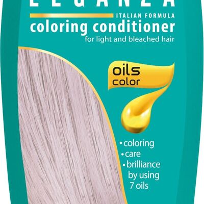 Leganza Coloring Conditioner – Farbe Perlmutt/Perlmuttblond – 100 % natürliche Öle – 0 % Wasserstoffperoxid/PPD/Ammoniak