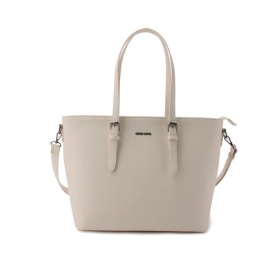 File binario Orta Nova Brescia Shopper | Bianco Antico