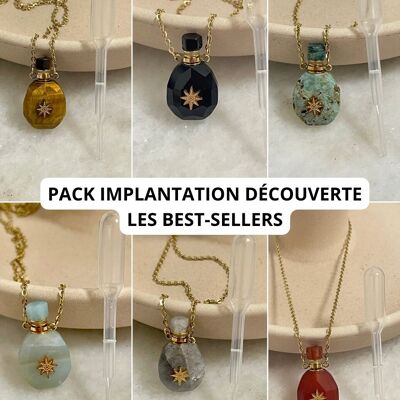 Discovery Implantation Pack Anabella Vial Necklaces (natural stones)