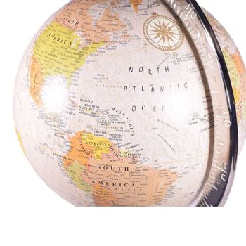 Globe terrestre sur trépied en bois 3