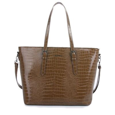 Orta Nova Brescia Shopper | Crocodile | Nuthatch