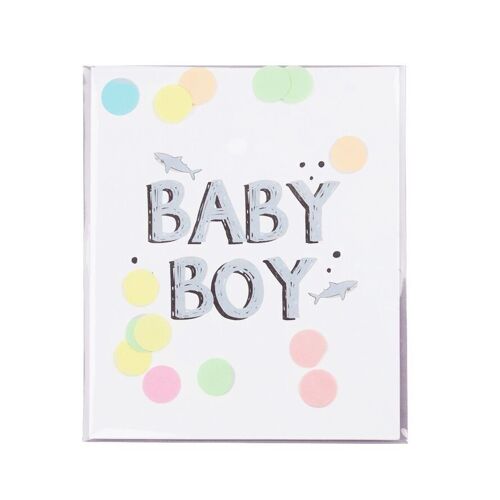 Confetti Cards - Baby Boy V3