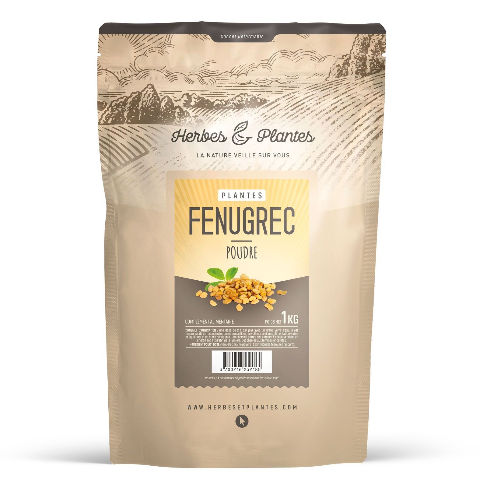 Fenugreek - Powder - 1 kg