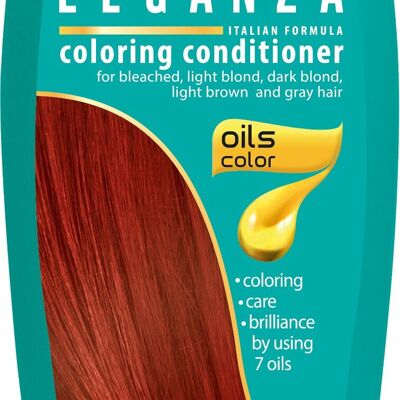 Leganza Coloring Conditioner - Kleur Copper Titian / Koper Rood - 100% Natuurlijke Oliën - 0% Waterstofperoxide / PPD / Ammoniak
