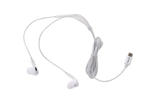 Ecouteur filaire - TEKMEE STEREO TYPE-C EARPHONES WITH MIC