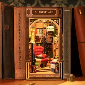 Buy wholesale DIY Book Nook & Wonderland Bookend, Robotime, TGB07,  20×11.5x22cm