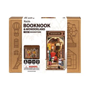 Buy wholesale DIY Book Nook & Wonderland Bookend, Robotime, TGB07,  20×11.5x22cm