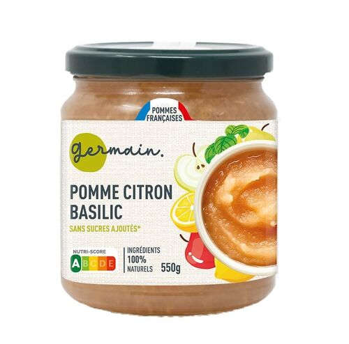 Purée de fruits - Pomme Citron Basilic 550g