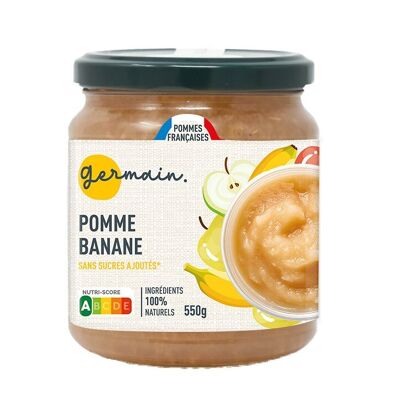 Purea di frutta - Mela Banana 550g