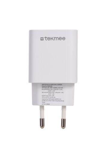 Chargeur mural - TEKMEE 20W A+C WALL FAST CHARGER WHT 3