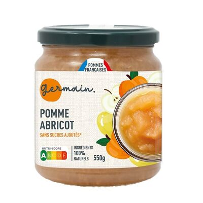 Purée de fruits - Pomme Abricot 550g