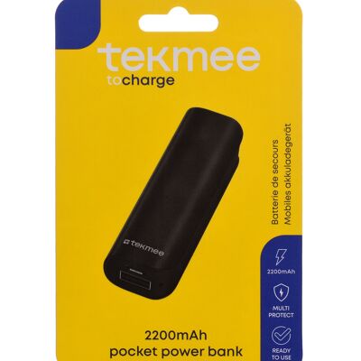 Cargador - TEKMEE MULTICHARGE POWERBANK2200mAh