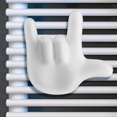 I Love You Hanger for Radiators and Towel Warmers