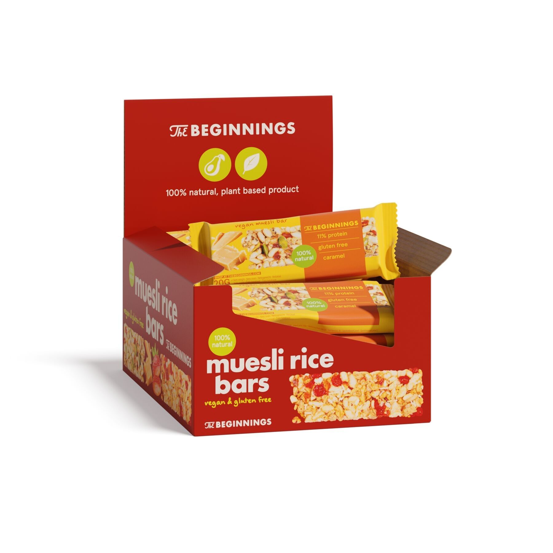 Muesli Rice Caramel Bar