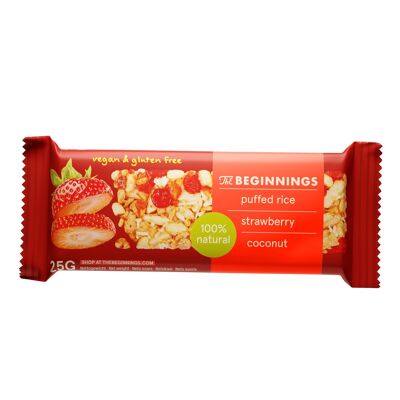 Müsli-Reis-Erdbeer-Riegel