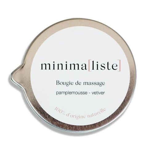 Bougie de massage 160gr  format cabine