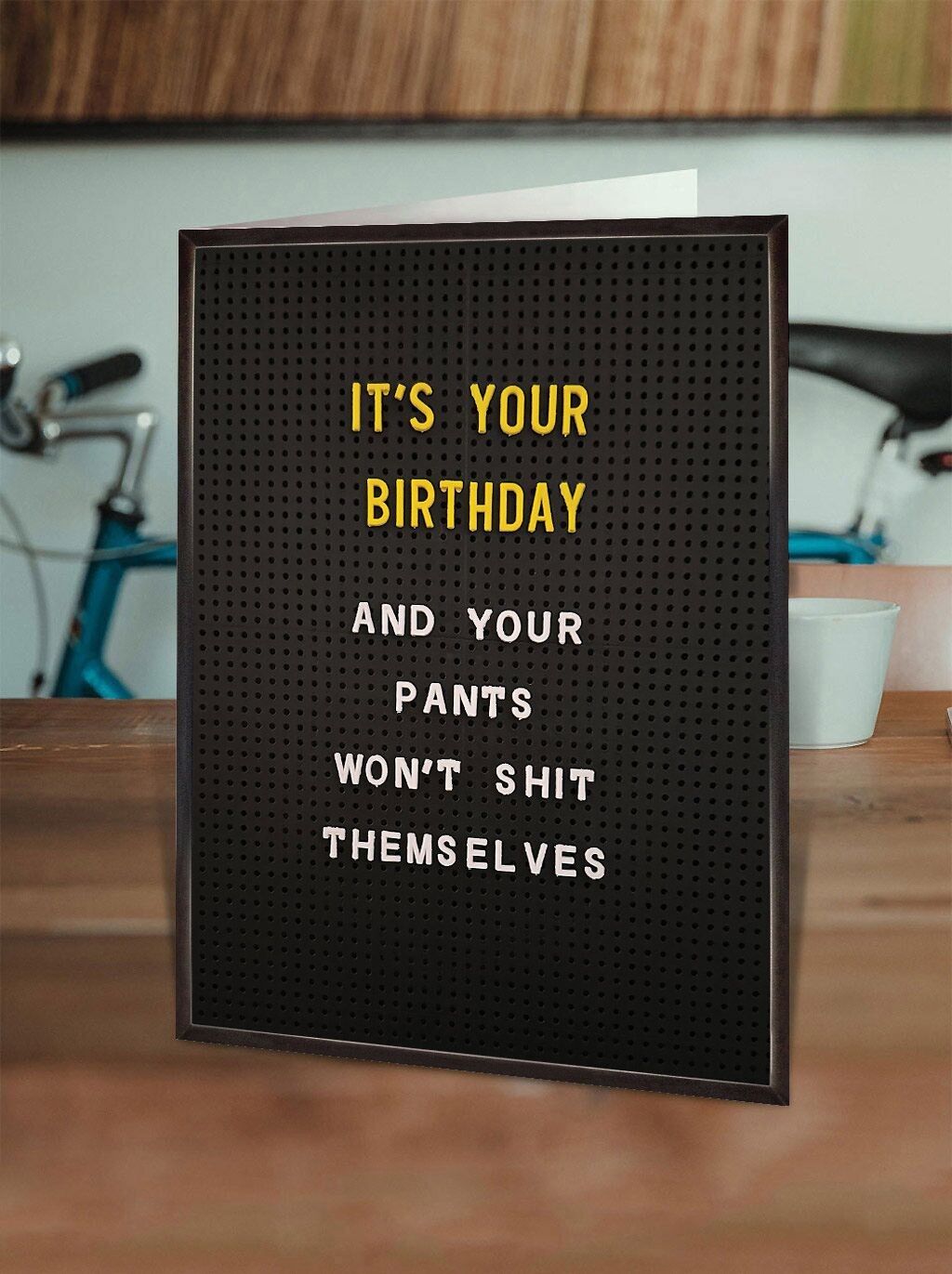Rude Birthday Card - Pants Shit Themselves