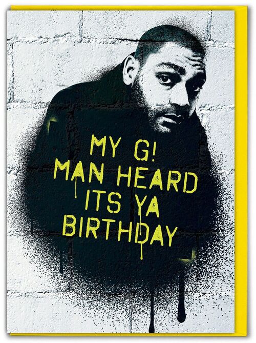 Funny Birthday Card - My G Man