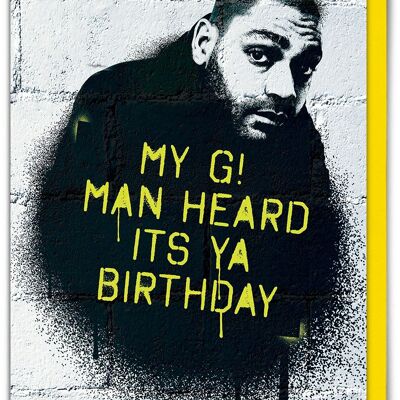 Funny Birthday Card - My G Man