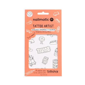 Tatouage à colorier temporaire Nailmatic 9