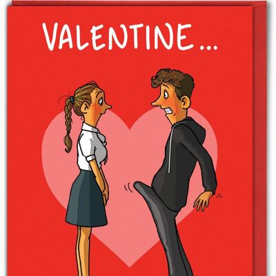 Rude Valentines Card - Knob Throb