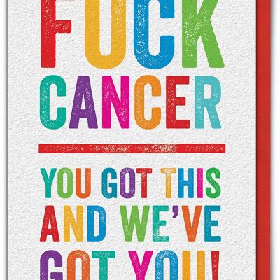 A la mierda el cáncer, tienes esta tarjeta