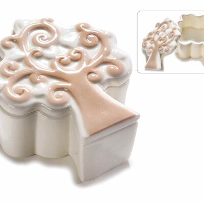 Cajas árbol de la vida de porcelana