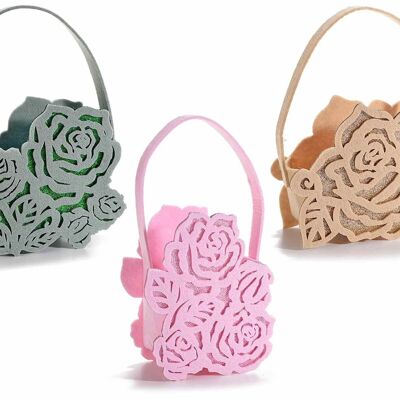 Rose cloth bags with glitter "Rose"